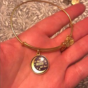Alex & Ani Gold To the Moon and Back bracelet